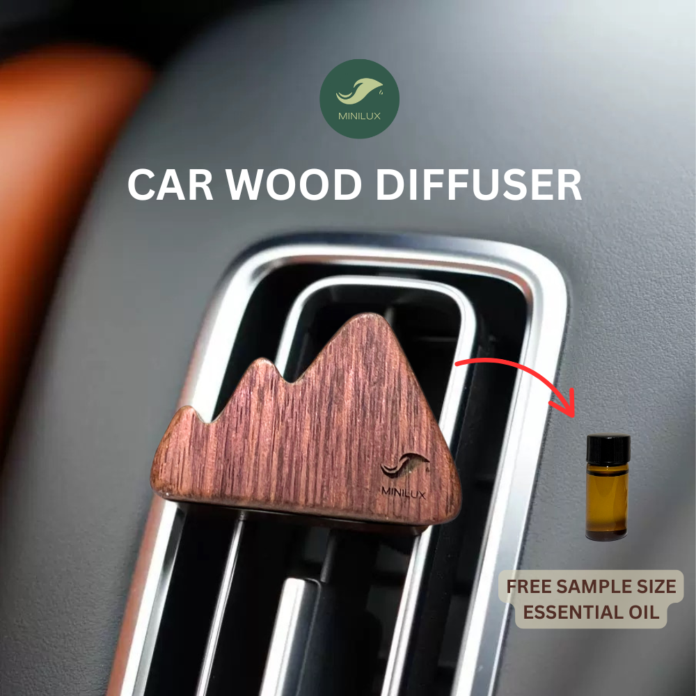 Car Wood Diffuser (Mountain)