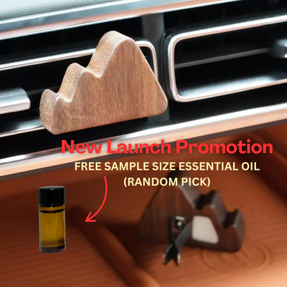 Car Wood Diffuser (Mountain)