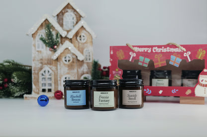 Xmas Candle Giftset (Pure Soy Wax Candle Bundle)