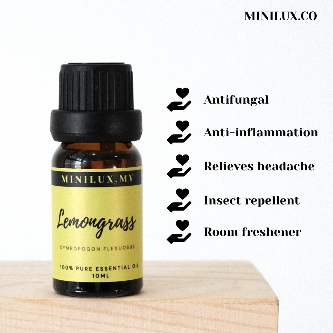 Lemongrass Essential Oil (Cymbopogon Flexuosus)